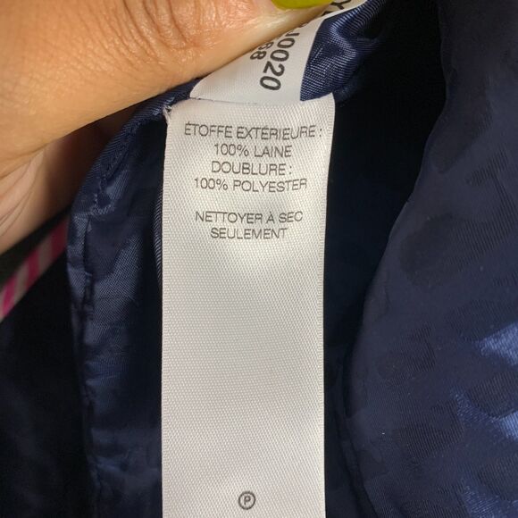 Vineyard Vines Women's Blazer Collegiate Wool Lined Jacket Size 6 Dark Green - Picture 5 of 8